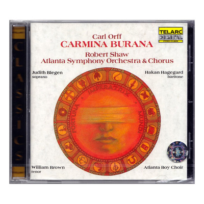 原装正版 CD80056 TAC名盘 奥尔夫 布兰诗歌 罗伯特·肖 CD