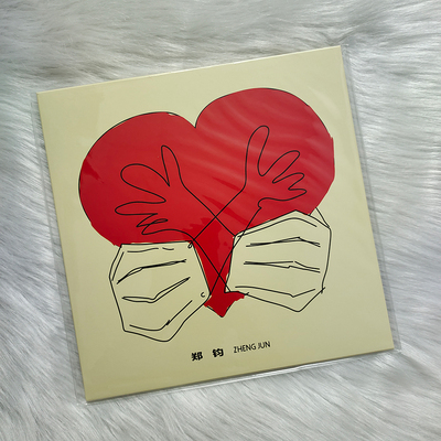 正版 郑钧专辑 两只口罩 LP黑胶唱片12寸留声机专用唱盘 摇滚音乐