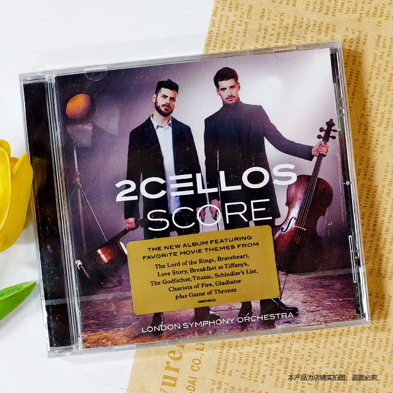 现货原装正版 2CELLOS Score 提琴双杰 电影巡礼 CD
