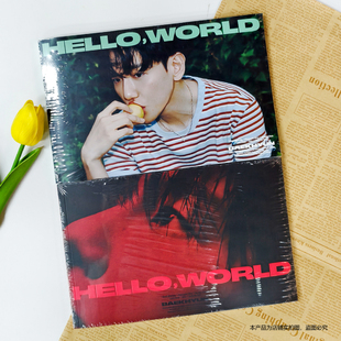 迷你4 BAEKHYUN专辑 Hello World 小卡写真海报 EXO 正版 边伯贤