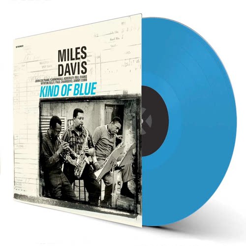 原装进口 Miles Davis Kind Of Blue 特别蓝调 彩胶LP黑胶唱片