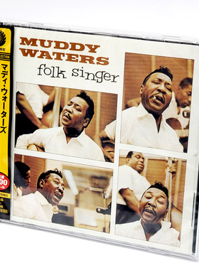 日版 水泥佬 Muddy Waters Folk Singer CD 蓝调布鲁斯刘汉盛榜单