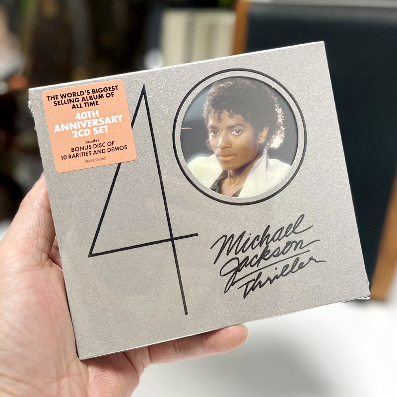 现货 迈克尔杰克逊专辑 Michael Jackson Thriller 2CD 40周年 音乐/影视/明星/音像 音乐CD/DVD 原图主图