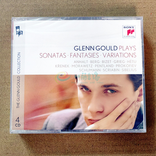 正版4CD 古尔德演奏 钢琴奏鸣曲 幻想曲变奏曲 斯克里亚宾 格里格