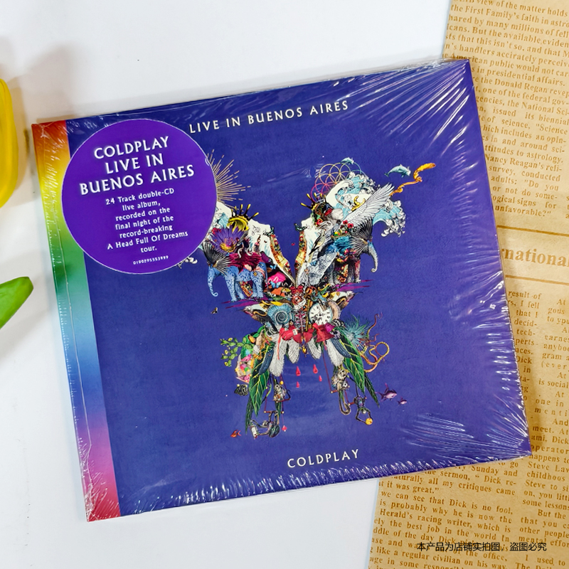 现货 官方正版 酷玩乐队专辑 Coldplay Live in Buenos Aires 2CD