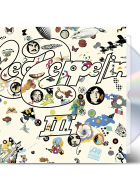 正版现货 齐柏林飞艇第三张专辑《Led Zeppelin III》 CD+歌词本