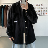 品质大货秋季潮灯芯绒衬衫宽松男衬衣弹力外套港风DX33P50控68，男装衬衫，电商B413-1