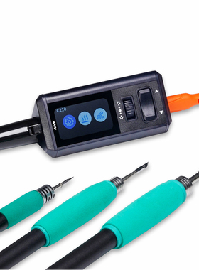 迷你智能焊台TS1M恒温数显电烙铁200W维修焊接兼容C115/C210/C245