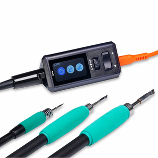 迷你智能焊台TS1M恒温数显电烙铁200W维修焊接兼容C115 C245 C210