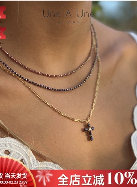 法国设计师une a une正品代购jaipur多色天然石项链手链两用