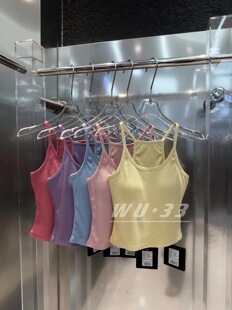 性感修身 wu.33吊带背心2026夏季 新款 韩版 上衣女 显瘦美背内搭无袖