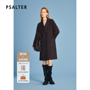 羊绒双面呢大衣外套2025冬款 版 西装 诗篇专选中长款
