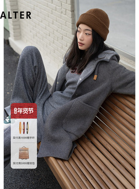 【骆驼绒】PSALTER诗篇羊毛双面异色毛呢外套冬款