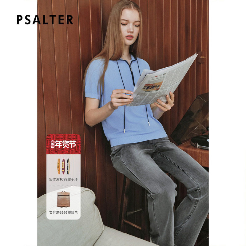 诗篇专选连帽撞线短袖T恤女弹力运动透气针织衫2025夏款,女装/女士精品,毛针织衫,淘宝优惠券,粉丝福利购,淘宝优惠卷