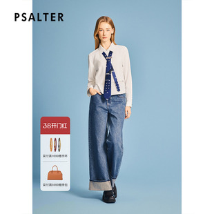 【箱型层次衬衣】PSALTER诗篇长短双层本白长袖衬衫2026春季新款