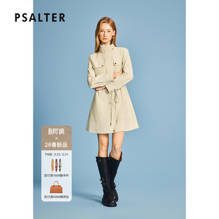 风立领连衣裙2026春季 PSALTER诗篇工装 新款 绿野户外连衣裙