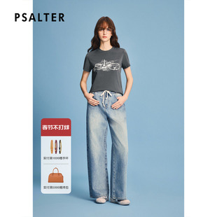【享乐主义】PSALTER诗篇复古学院风圆领短袖女T恤2026春季新款