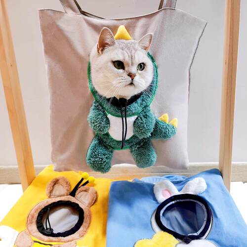 猫咪狗狗外出斜挎包露头单肩包