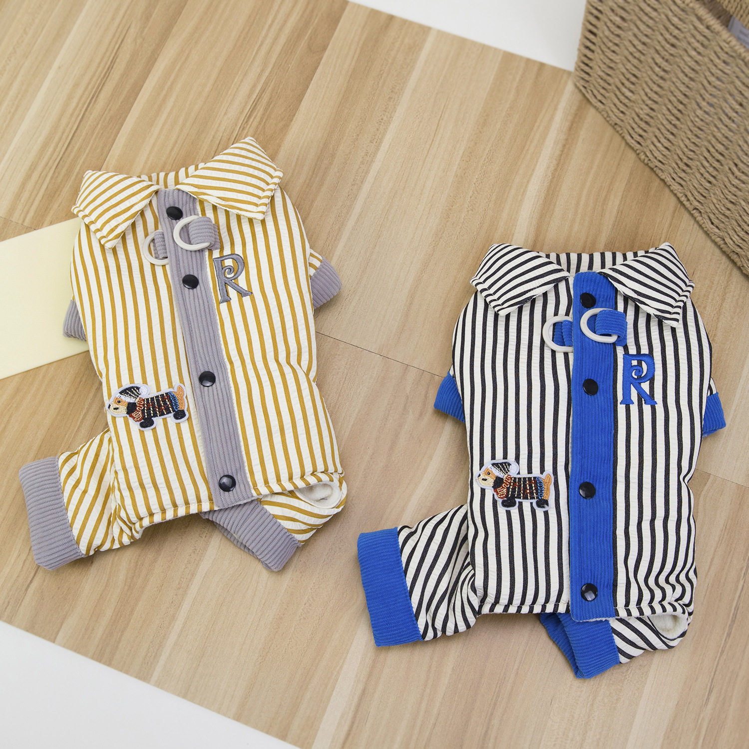 翻领条纹狗狗衣服加厚保暖四脚装可牵引泰迪小型犬秋冬季宠物比熊,宠物/宠物食品及用品,狗宠物服装/雨衣,淘宝优惠券,粉丝福利购,淘宝优惠卷