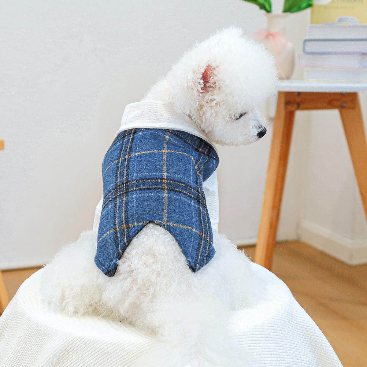 狗狗衣服春季秋装猫咪帅气绅士西装衬衫套装小型犬泰迪宠物雪纳瑞