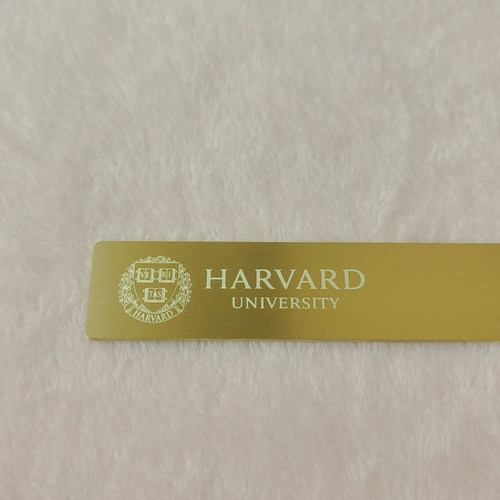 美国Harvard University书签周边黄铜材质支持定制哈佛大学送朋友