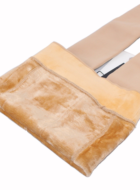 梦韵9811钢丝袜加厚连裤袜加绒打底裤女肉色保暖一体踩脚裤外穿