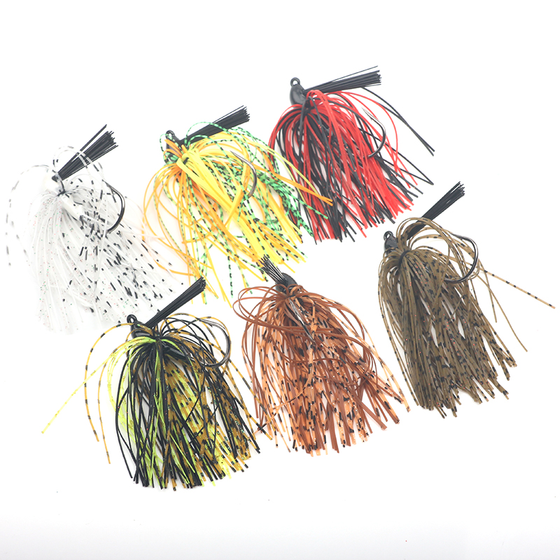 防挂底铅头钩复合亮片鲈鱼胡须佬