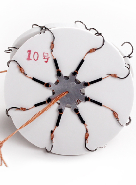 翻板钩爆炸鱼钩盘钩翻版钩糠饼钩8钩防缠夹饼钩钓渔具