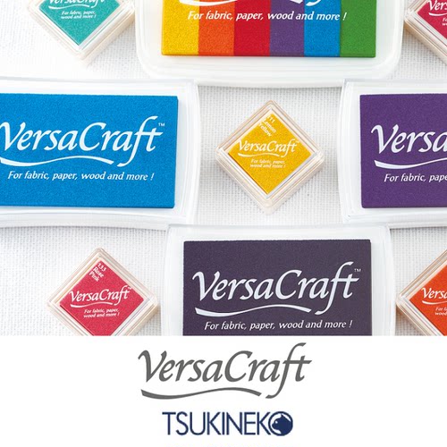 [VKS布用水性颜料]Tsukinek月猫VersaCraft单方小印台泥迷你红色