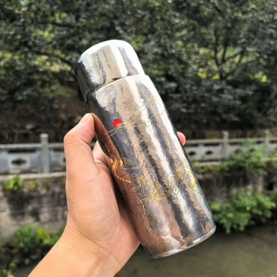 纯钛磁吸保温杯焖茶杯商务礼品杯