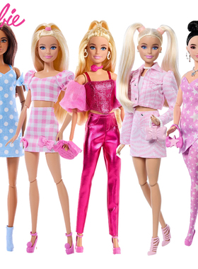 新品Barbie芭比娃娃Deluxe时尚系列珍藏款Raquelle脸模多关节可动