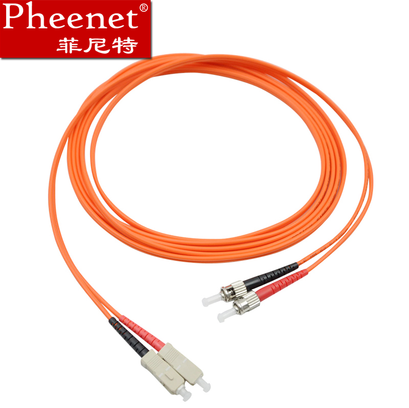 电信OM2尾纤12550米多模光纤跳线双芯3SCST菲尼特Pheenet
