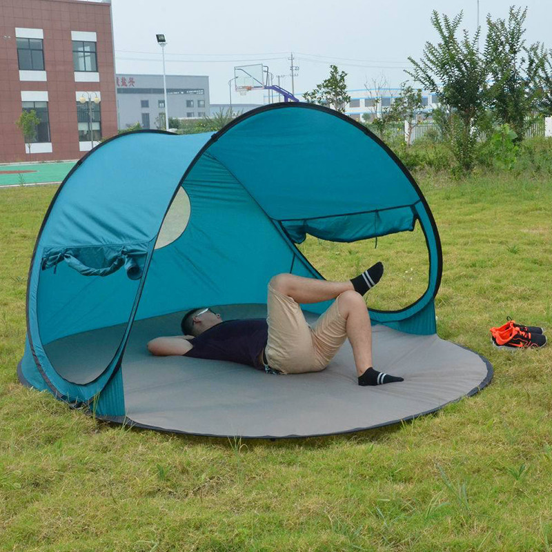 全自动速开免搭建帐篷户外海边