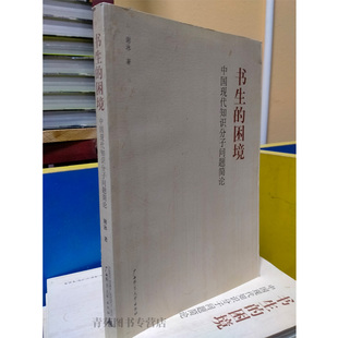 （品相偏旧 慎拍）书生的困境：中国现代知识分子问题简论 （谢泳 著  广西师大）