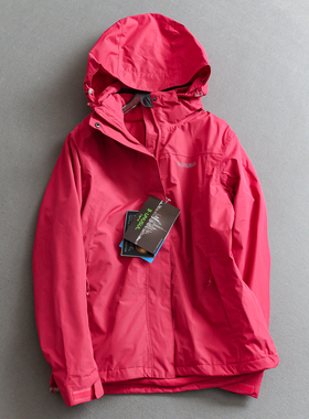 户外风三合一可拆卸抓绒内胆防风防水登山徒步外套女装冲锋衣W142