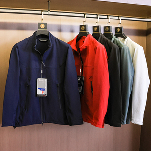 户外风简约纯色立领防风男士长袖外套2026早春新款夹克上衣W894