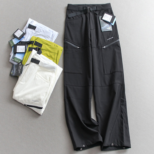 休闲裤 防风防泼水 女裤 户外登山徒步冲锋裤 M079 零压力加绒软壳裤