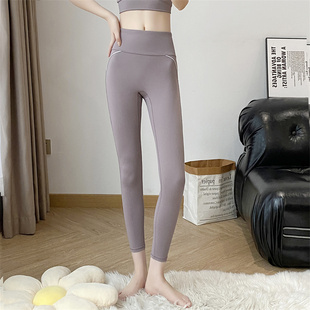 长裤 健身裤 G269 女高腰提臀弹力紧身跑步训练运动裤 无尴尬线瑜伽裤