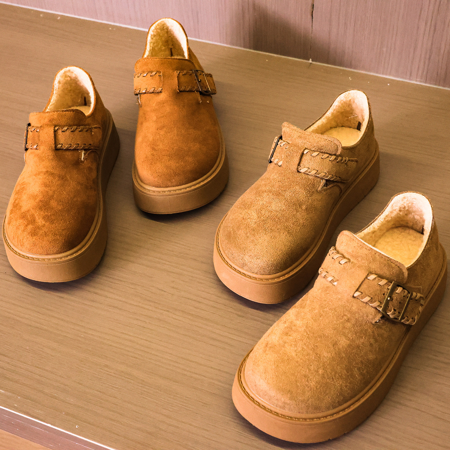 高级感厚底全包加绒勃肯鞋新款秋冬季一脚蹬复古单鞋博肯单鞋Q617,女鞋,勃肯鞋/软木鞋,淘宝优惠券,粉丝福利购,淘宝优惠卷