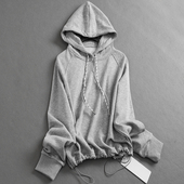 基础款 百搭休闲女卫衣K597 长袖 字母刺绣宽松显瘦连帽2025春季 新款