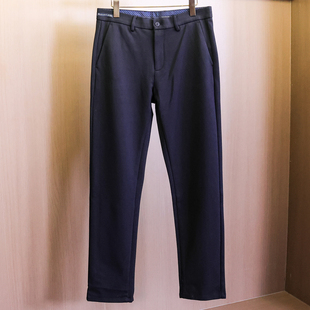 西裤 软糯厚实 男士 纯色商务绅士直筒保暖休闲长裤 M087 羊毛混纺