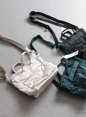 男女装两用小挎包托特包单肩包手提包多口袋中性新款斜挎包V230