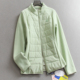 女装 纯色拼接显瘦修身 立领瑜伽运动户外轻薄外套长袖 棉衣棉服N069