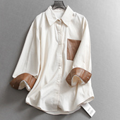 衬衫 「松弛美学」休闲造型基础穿搭宽松廓形翻领长袖 通勤女装 B352