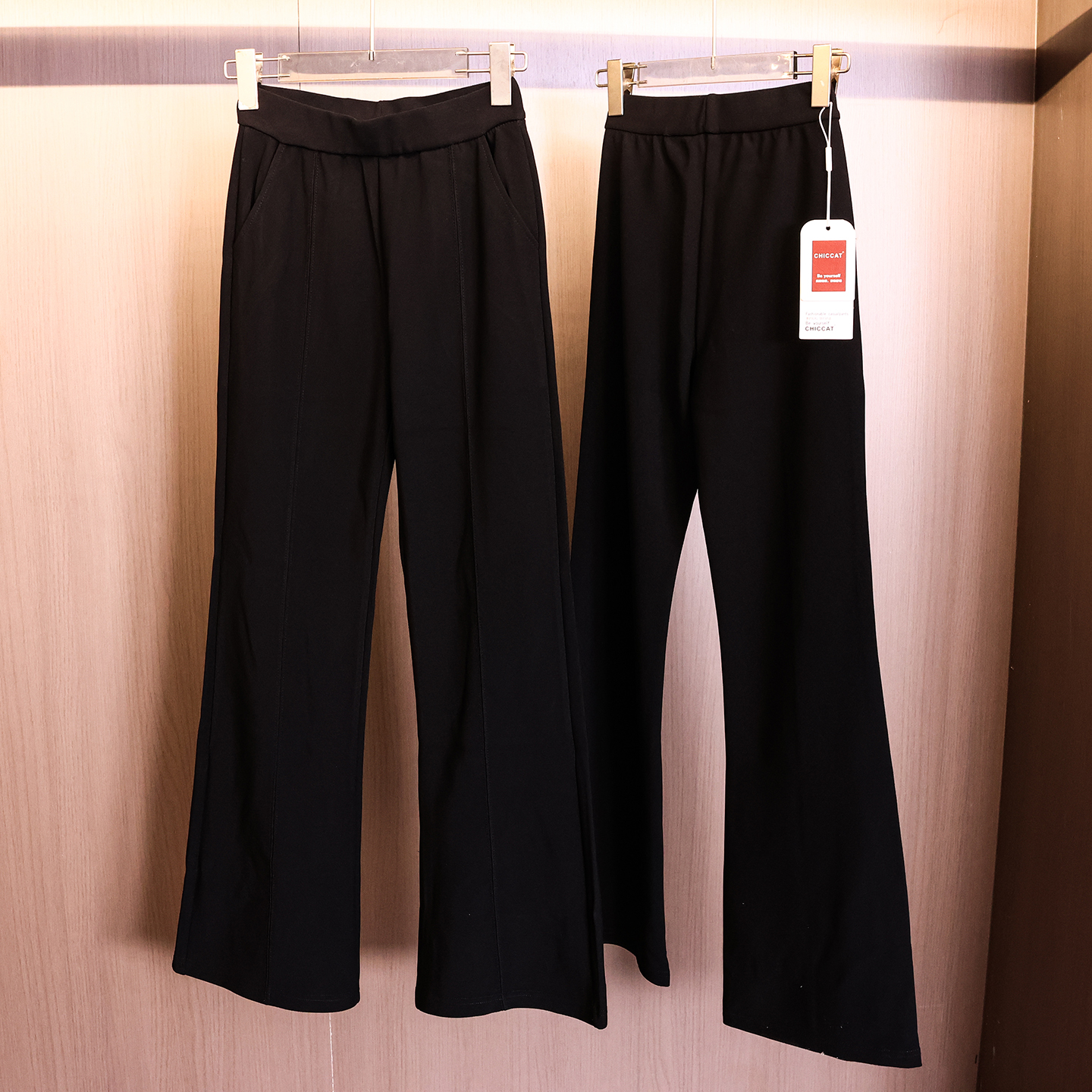 鱼尾裤通勤马蹄裤女休闲裤长裤