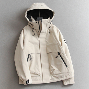 男女同款 冲锋衣外套派克服羽绒服Q556 户外登山徒步防风保暖长袖