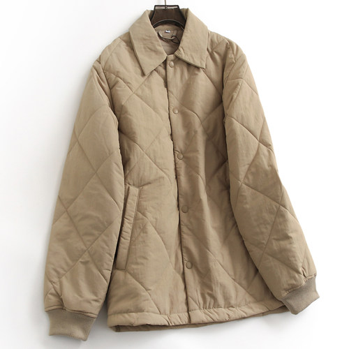 单排扣夹克保暖外套长袖女装棉衣