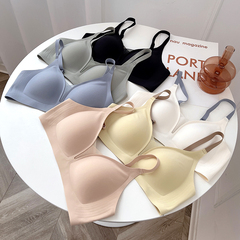 S389内衣女小胸聚拢2022新款薄款轻运动风文胸透气舒适无痕