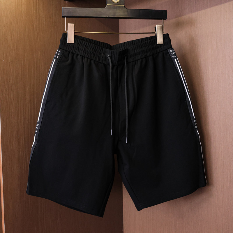 直筒裤夏季流行百搭五分裤男短裤