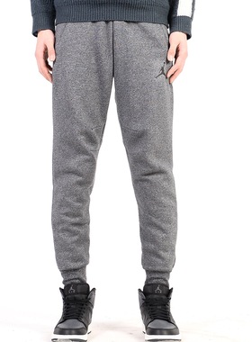 耐克NIKE男子Jordan秋冬运动休闲针织加绒保暖收脚长裤809475-010